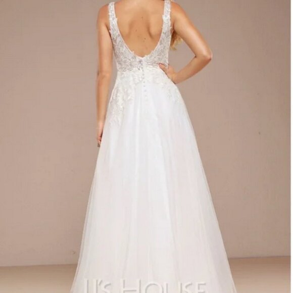 NWT WEDDING DRESS SIZE 14 - Picture 2 of 4